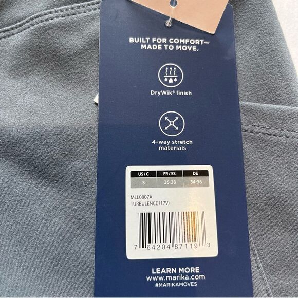 Marika Women's Leggings Gray Small 27" Tummy Control - Picture 6 of 8